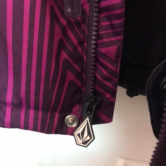 Volcom Snowboard Jacket Purple Thermonite XS - Picture 7 of 16